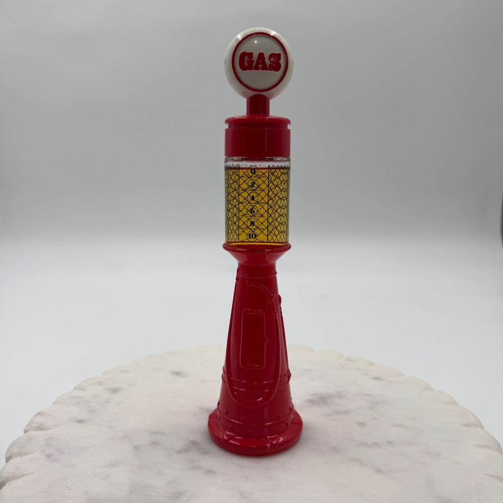Vintage Avon Remember When Gas Pump Decanter Deep Woods After Shave 4oz Red